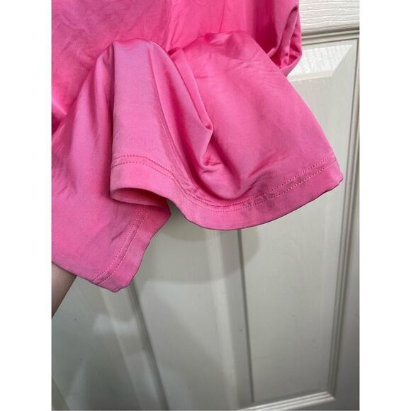 Revolve SER.O.YA Dress Womens Size Small Pink Maia Midi Strapless Drape Stretch - Picture 5 of 10